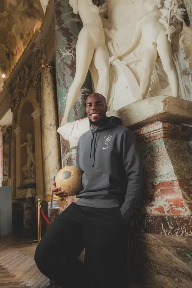 Djibril Sidibé joueur du Toulouse Football Club portant la collection Capitolium